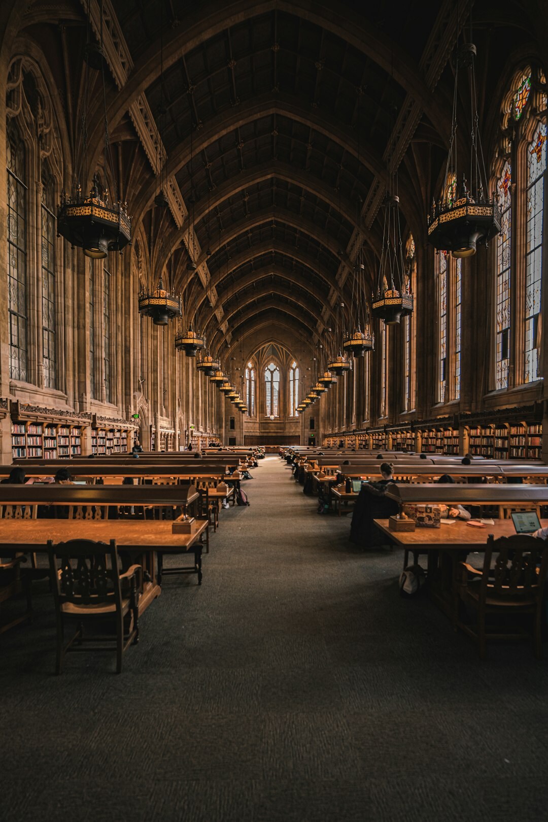 old library with books